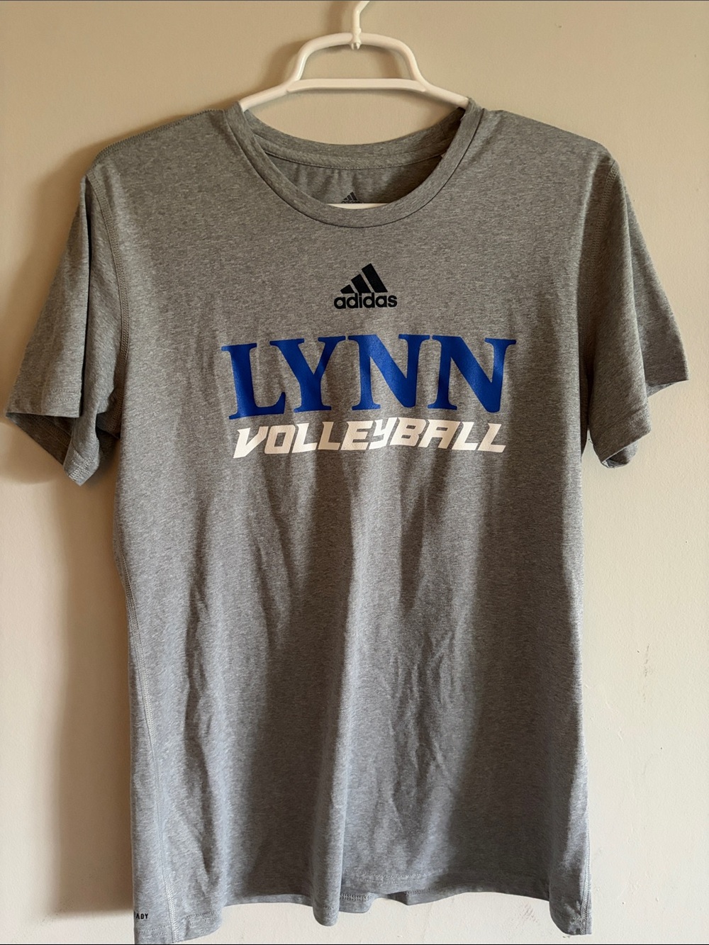 adidas Creator Tee Men's Gray & Blue Volleyball Tee Size Large Like New